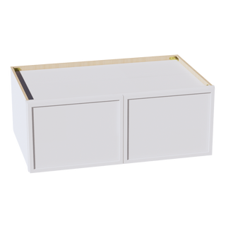 SF-W391524: Frost White Slim Shaker 39"W x 15"H x 24"D 2 Doors Standard Bridge Wall Cabinet