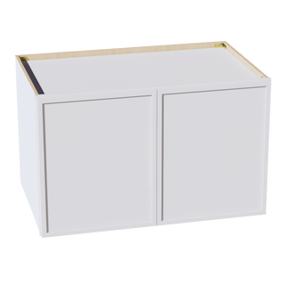 SF-W392424: Frost White Slim Shaker 39"W x 24"H x 24"D 2 Doors & 1 Shelf Standard Bridge Wall Cabinet