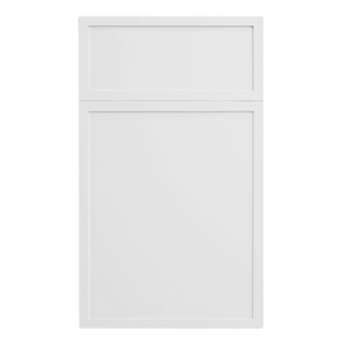 SF-W3315: Frost White Slim Shaker 33"W x 15"H 2 Doors Standard Wall Bridge Cabinet