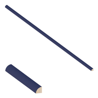 Navy Blue - 11/16"W × 96"L Quarter Round Shoe Molding