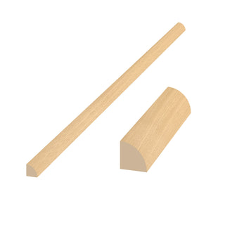 Oak Blonde - 3/4"W × 96"L Quarter Round Shoe Molding