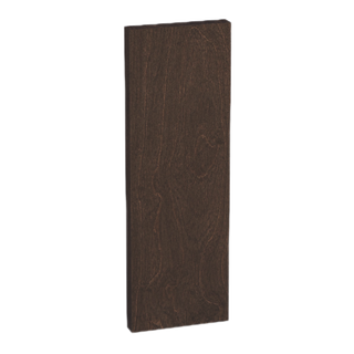 SM-FLS36: Mocha Brown Slim Shaker 36"W x 2"H x 12"D Flat Shelf