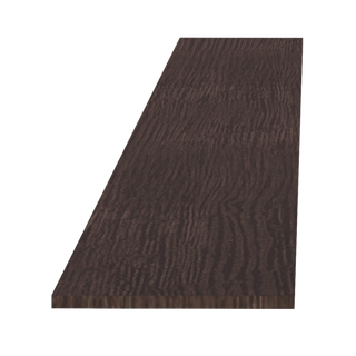 SM-TK8: Mocha Brown Slim Shaker 96"W x 4-1/2"H x 1/4"D Toe Kick Plate