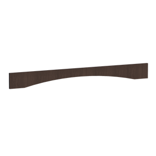 SM-VAR54: Mocha Brown Slim Shaker 54"W x 5-1/2"H x 3/4"D Arched Valance