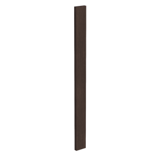 SM-WF336: Mocha Brown Slim Shaker 03"W x 36"H Wall Cabinet Filler