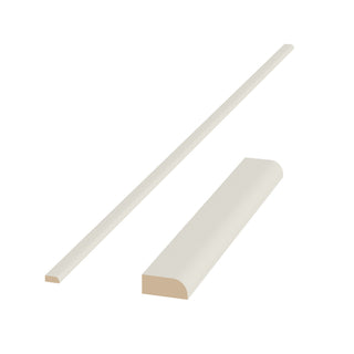 Matte Ivory - 5/8"W × 96"L Scribe Molding
