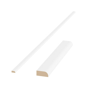 High-Glossy White - 5/8"W × 96"L Scribe Molding