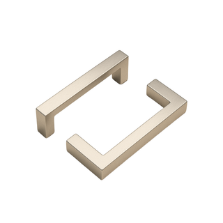 Square Pull - BRUSHED NICKLE - 96mm