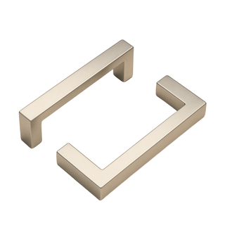 Square Pull - BRUSHED NICKLE - 128mm