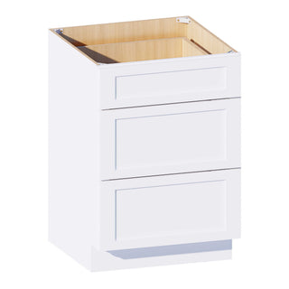 Classic White - 24"W Drawer Base Cabinet