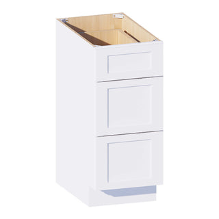 Classic White - 15"W Vanity Drawer Base Cabinet