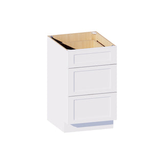 Classic White - 21"W Vanity Drawer Base Cabinet