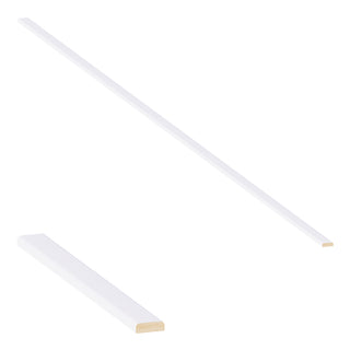 Classic White - 3/4"W × 96"L Batten Molding