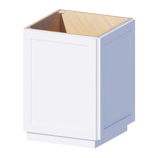 Classic White - 24"W Angled-End Base Cabinet