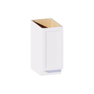Classic White - 15"W Full-Height Door Base Cabinet