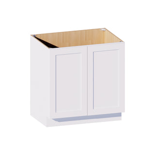 Classic White - 33"W Full-Height Door Base Cabinet