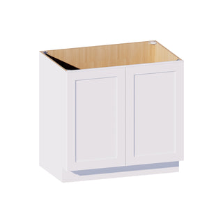 Classic White - 36"W Full-Height Door Base Cabinet