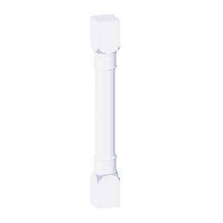 Classic White - 3"W × 34-1/2"L Classic Decorative Leg