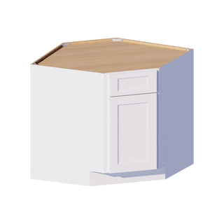 Classic White - 36"W Corner Sink Base Cabinet