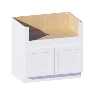 Classic White - 36"W Farmhouse Sink Base Cabinet