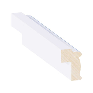 Classic White - 2-1/4"W × 96"L Light Rail Molding