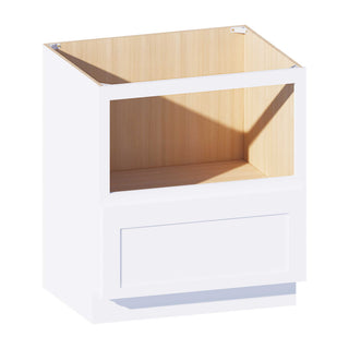Classic White - 30"W Microwave Base Cabinet