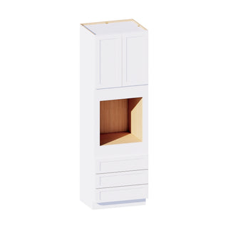 Classic White - 30"W × 90"H Tall Oven Cabinet