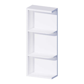 Classic White - 6"W × 30"H Open Shelf Wall End Cabinet