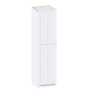 Classic White - 24"W × 96"H Tall Pantry Cabinet