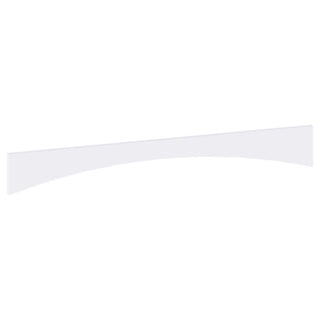 Classic White - 6"W × 42"L Arched Valance