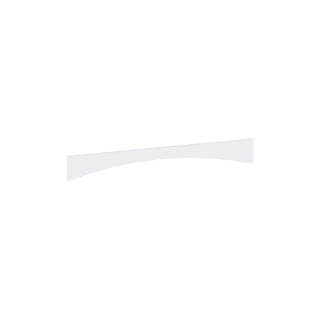 Classic White - 6"W × 42"L Arched Valance