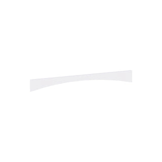 Classic White - 6"W × 48"L Arched Valance