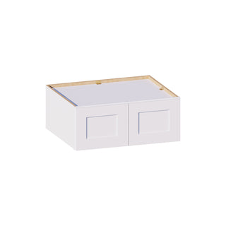 Classic White - 30"W × 12"H Deep (24") Wall Bridge Cabinet