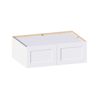 Classic White - 36"W × 12"H Deep (24") Wall Bridge Cabinet