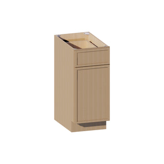 Slim White Oak - 15"W Standard Base Cabinet