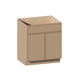 Slim White Oak - 30"W Standard Base Cabinet