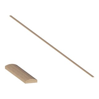 White Oak - 3/4"W × 96"L Batten Molding