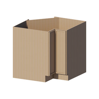 Slim White Oak - 36"W Easy-Reach Base Cabinet