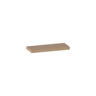 White Oak - 30"W × 2-1/16"H Floating Shelf