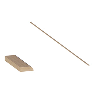 White Oak - 3/4"W × 96"L Scribe Molding