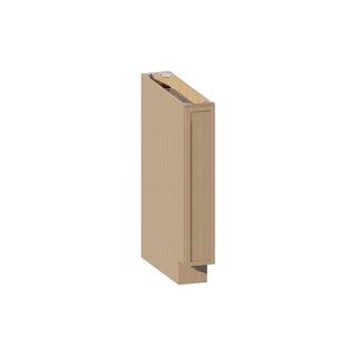 Slim White Oak - 06"W Spice Pull-Out Rack Base Cabinet