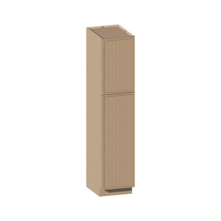 Slim White Oak - 18"W × 84"H Tall Pantry Cabinet