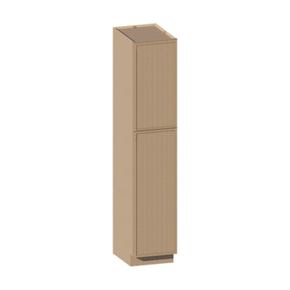Slim White Oak - 18"W × 90"H Tall Pantry Cabinet