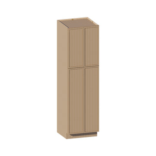 Slim White Oak - 24"W × 84"H Tall Pantry Cabinet