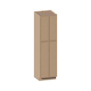 Slim White Oak - 30"W × 84"H Tall Pantry Cabinet