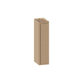 Slim White Oak - 09"W × 36"H Standard Wall Cabinet