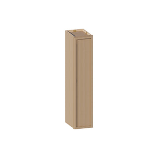 Slim White Oak - 09"W × 42"H Standard Wall Cabinet