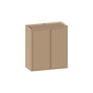 Slim White Oak - 27"W × 30"H Standard Wall Cabinet