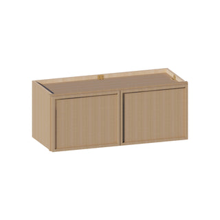 Slim White Oak - 30"W × 12"H Standard Wall Cabinet
