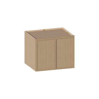 Slim White Oak - 30"W × 24"H Deep (24") Wall Bridge Cabinet